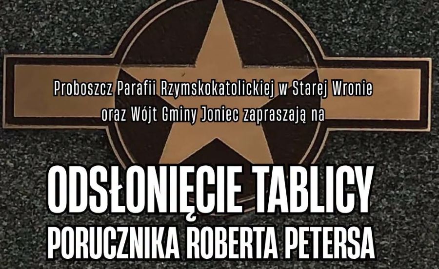 Upamiętnią amerykańskiego lotnika. Zginął, niosąc pomoc Powstańcom Warszawskim